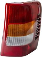 tyc 11-5275-00-1: high-quality right replacement tail lamp compatible with jeep grand cherokee logo