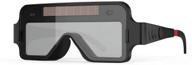 🔥 yeswelder true color solar powered auto darkening welding goggles: enhanced vision & safety for tig mig mma plasma welding with 2 sensors logo