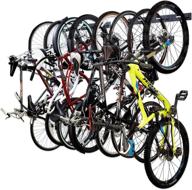 organize and store up to 8 bicycles with storeyourboard blat 8 bike wall storage rack: heavy-duty solid steel hanging hooks for home and garage logo