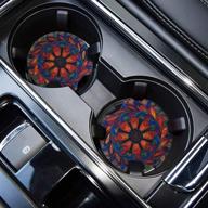 🔵 mandala coasters: absorbent fingertip accessories for food service equipment & supplies logo