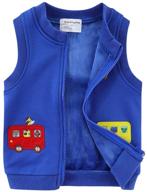 littlespring fleece little sleeveless full zip boys' clothing in jackets & coats logo