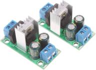 🔌 noyito three-terminal regulator power supply module (pack of 2) – lm7805 5v, lm7809 9v, lm7812 12v, lm7815 15v – 1.5a – 3a rectifier filter power converter – dc 15v logo