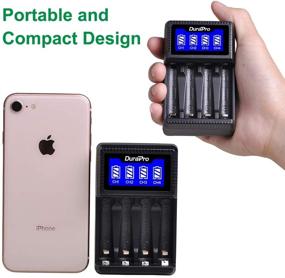 img 1 attached to 🔌 Tectra Rapid LCD USB AA & AAA Battery Charger: Efficient 4-Bay Smart Individual Charger for Ni-MH & Ni-CD Rechargeable Batteries