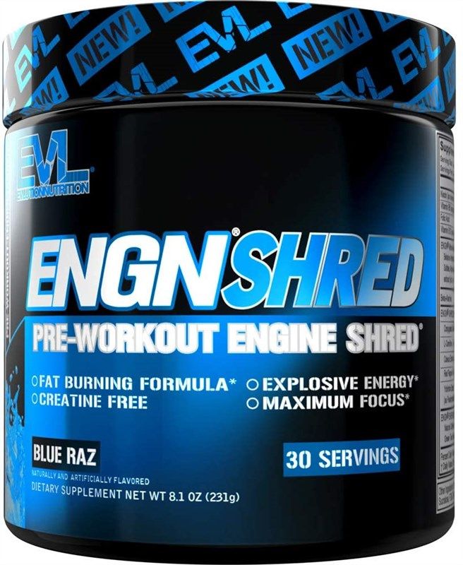 evlution nutrition workout thermogenic servings 로고