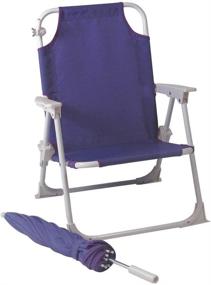 img 2 attached to 🏖️ Optimized Purple Beach Baby Umbrella Chair by Redmon