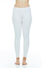 img 3 attached to 👖 Thermajane Women's Ultra Soft Thermal Underwear Pants: Fleece Lined Bottoms for Comfy Long John Leggings