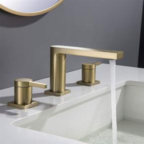 img 1 attached to 🛁 Bathroom Bathtub in Brushed Champagne Finish with Widespread Design