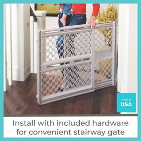 img 3 attached to 👶 Toddleroo by North States 42” Wide Supergate Ergo Baby Gate: Versatile Safety Solution for Doorways and Stairways