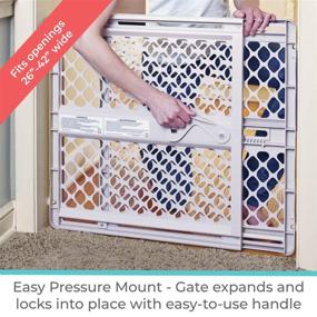 img 1 attached to 👶 Toddleroo by North States 42” Wide Supergate Ergo Baby Gate: Versatile Safety Solution for Doorways and Stairways