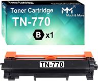 🖨️ mm much &amp; more compatible tn770 toner cartridge: brother hl-l2370dw mfc-l2750dw printers (1-pack, black) logo