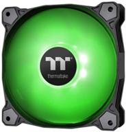 thermaltake 120mm pure a12 pwn case fan (single pack)-green cl-f109-pl12gr-b logo