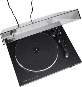 img 4 attached to 🎵 Denon DP-300F Automatic Analog Turntable with Phono Equalizer, Innovative Tonearm, Hologram Vibration Analysis, and Sleek Slim Design