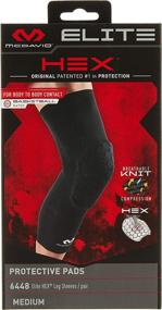 img 2 attached to McDavid Elite Knee Compression Sleeves