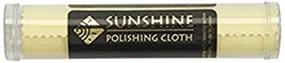 img 4 attached to ⚱️ Sunshine Polishing Cloth for Sterling Silver, Gold, Brass and Copper: Packaged in Tube (1 Quantity)