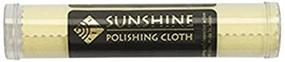 img 1 attached to ⚱️ Sunshine Polishing Cloth for Sterling Silver, Gold, Brass and Copper: Packaged in Tube (1 Quantity)