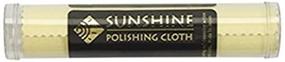 img 3 attached to ⚱️ Sunshine Polishing Cloth for Sterling Silver, Gold, Brass and Copper: Packaged in Tube (1 Quantity)