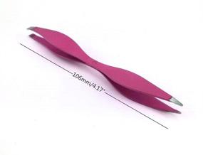 img 2 attached to Yueton Double End Precision Tweezers Set: Perfect for Eyebrow Shaping and Ingrown Hair Removal