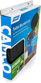 img 3 attached to 🚽 Camco Portable Toilet Seat with Lid and Leak-Proof Waste Bags - Transform Ordinary 5 Gallon Buckets for Camping, Hiking, Hunting, and More (41546)