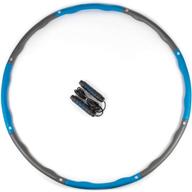 🌀 fowler elite weighted hula hoop - 35” diameter, 2lb exercise hula hoop with soft cushioning - 8 section detachable fitness hula hoop with free jump rope & exercise ebook - hula hoops for adults & kids логотип