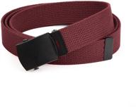 👖 holdem tactical canvas webbing black belt for men - enhancing men's accessories logo