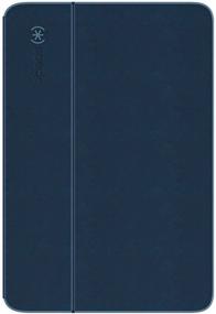 img 3 attached to 📱 Speck Products Durafolio Luxury Edition Case and Stand for iPad Mini 4 - Brushed Metal Blue/Symphony Blue/Charcoal/Slate - 73885-5203: Stylish Protection for your iPad Mini 4