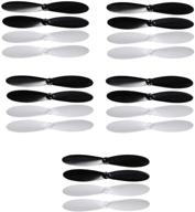 🚁 hubsan x4 h107 propeller blades props 5x combo propellers - usa ships b&w логотип