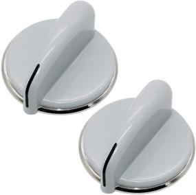 img 4 attached to Primeswift WH01X10462 Dryer Control Knob with Reinforced Metal Ring (2Pack): Replacement for WH01X10309, AP4485269, Grey