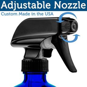 img 3 attached to Enhance Your Aromatherapy Experience with the Blue Glass Spray Bottle