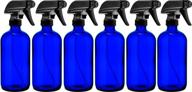 enhance your aromatherapy experience with the blue glass spray bottle logo