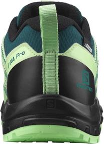 img 2 attached to Salomon Trail Running Black Unisex Girls' Shoes in Athletic