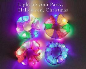 img 2 attached to Scrunchies LED Bands Multiple Accessories Halloween Pack Mermaid