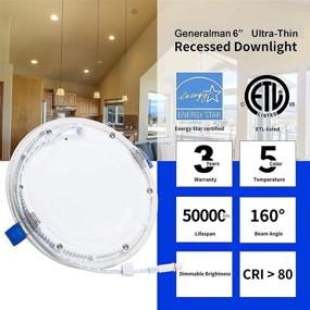 img 3 attached to 🌡️ Temperature Selectable Ultra-Thin Recessed Downlight