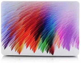 img 2 attached to 🖥️ Se7enline MacBook Pro 13 inch Case 2009-2012 - Plastic Hard Shell Case for 13-inch MacBook Pro Model A1278 with CD-ROM, including Keyboard Cover, Screen Protector - Colorful Feather