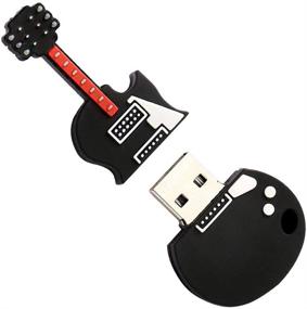 img 3 attached to 🎸 Милый карикатурный гитарный USB-накопитель - идеальный подарок! (16 ГБ)