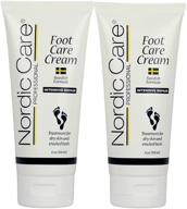 👣 nordic care foot care cream 6 oz. (pack of 2): your ultimate solution for nourished and supple feet logo