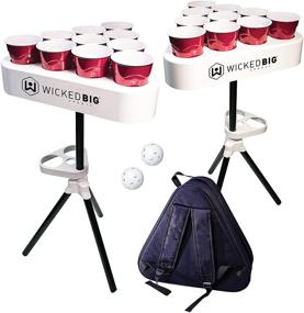 img 4 attached to 🍻 Versapong: The Ultimate Portable Beer Pong Table with Backpack Carry Case and Balls