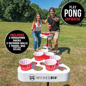 img 3 attached to 🍻 Versapong: The Ultimate Portable Beer Pong Table with Backpack Carry Case and Balls