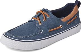 img 4 attached to Sperry Bahama 3 Eye Textile White Men's Shoes for Loafers & Slip-Ons