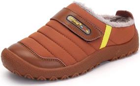 img 4 attached to 👟 Leyang Slippers: Indoor Outdoor Boys' Shoes - Lining in Slippers