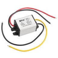 🔌 drok 12v to 5v converter: reliable 3a car power supply module for efficient 5v conversion - 15w step-down volt regulator board logo