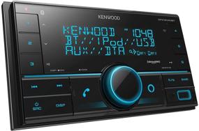 img 1 attached to Kenwood DPX304MBT: Bluetooth Double DIN Mechless Car Stereo Receiver with Amazon Alexa, Black