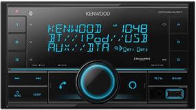 img 3 attached to Kenwood DPX304MBT: Bluetooth Double DIN Mechless Car Stereo Receiver with Amazon Alexa, Black