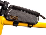 🚲 kulie bicycle phone holder: universal top tube handlebar bag with cellphone mount for bikes, motorcycles, and scooters logo