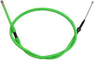 🔋 nibbi replacement clutch cable with adjuster for dirt bikes, motorcycles & minibikes - compatible with nc engine 110cc 125cc 200cc 250cc - green logo
