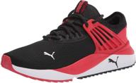 puma pacer future sneaker: stylish 👟 black men's shoes for fashion-forward sneakers enthusiasts logo