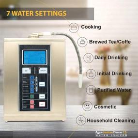 img 1 attached to 🚰 Aqua Ionizer 7.5 Deluxe - Alkaline Water Ionizer