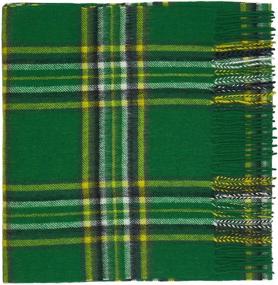 img 3 attached to 🧣 Black Watch Lambswool Tartan Scarf: Essential Men's Accessory in Scarves