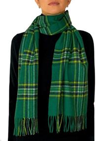 img 1 attached to 🧣 Black Watch Lambswool Tartan Scarf: Essential Men's Accessory in Scarves