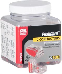 img 3 attached to 🔴 Gardner Bender Red PushGard 2-Port Push-In Wire Connectors, 10-PC2, 22-12 AWG Solid, 100 Pack