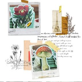 img 1 attached to 🌿 180Pcs Vintage Plants Stickers - DIY Fashion Scrapbook Decorative Flowers Plants Set for Laptop, Envelope, Window - Lcoor